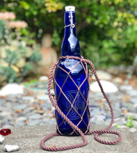 Load image into Gallery viewer, Blue Bottle Love - String Bottle Holder Backpack
